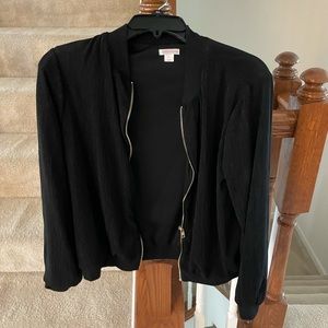 Black Zip-Up